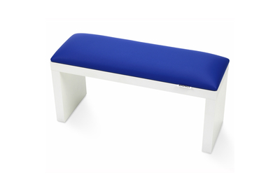 Подлокотник на белых ножках Blue electrician Синий электрик