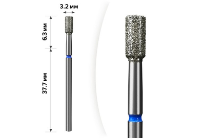 Насадка фреза алмазна D 30 B циліндр 062