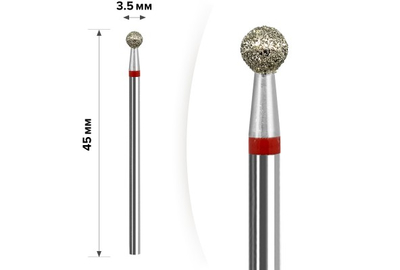 Насадка фреза алмазна D 31 R куля 24