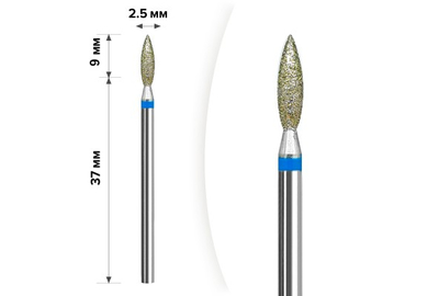 Насадка фреза алмазна D 25 B полум`я 26