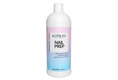Дезинфектор и обезжириватель для ногтей Komilfo Nail Prep, 1000 мл, Обьем: 1000 мл
