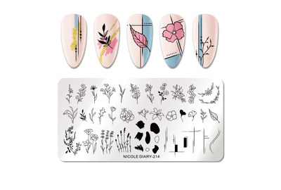 Пластина для стемпинга ND 214