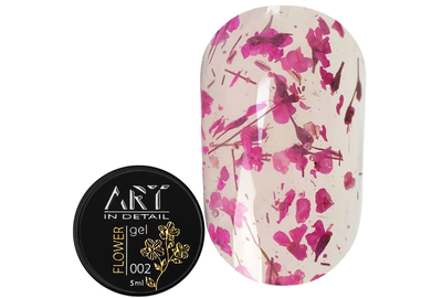 Гель з сухоцвітами ART Flower Gel №02, 5 мл
