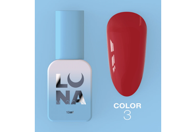 Гель-лак Luna Color №03 красный, 8 мл