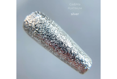 Жидкая фольга GaMa Platinum Silver серебряная, 5 г