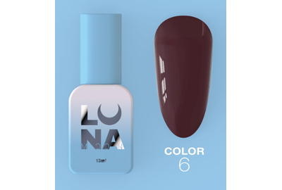 Гель-лак Luna Color №06 винный, 8 мл