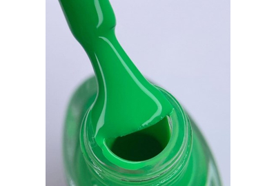 Лак для стемпинга DARK №27 неоновый зеленый, с липким слоем, 8 мл, Цвет: Зеленый