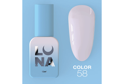 Гель-лак Luna Color №58 ніжно-фіалковий, 8 мл