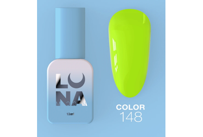 Gel polish Luna Color No. 148 neon-lime, 13 ml