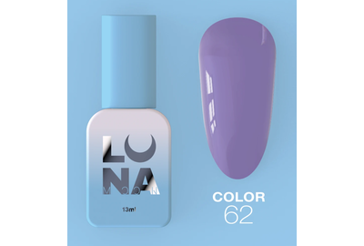 Гель-лак Luna Color №62 світло-фіолетовий, 8 мл