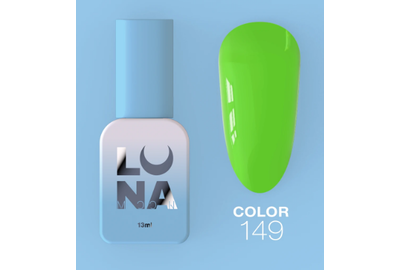 Gel polish Luna Color No. 149 neon green, 13 ml