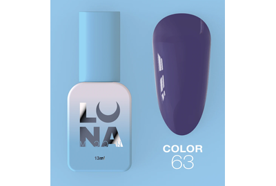 Гель-лак Luna Color №63 фіолетовий, 13 мл