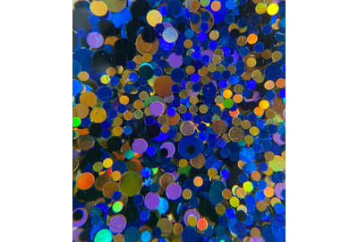 Мікс конфеті №20 синьо-чорний