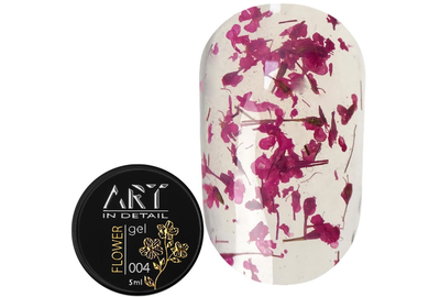 Гель з сухоцвітами ART Flower Gel №04, 5 мл