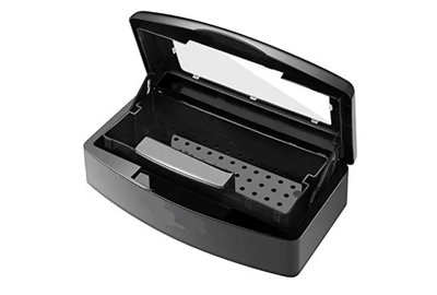 Контейнер Черный для дезинфекции маникюрных инструментов 500 мл