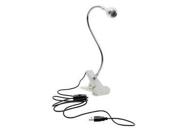 Лампа UV LED гнучка на прищіпці USB 3 Вт