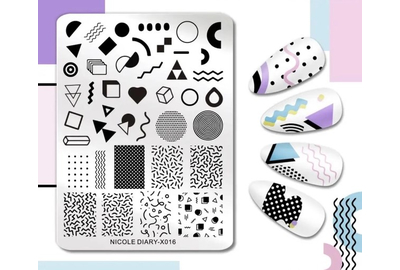 Пластина для стемпинга ND X016