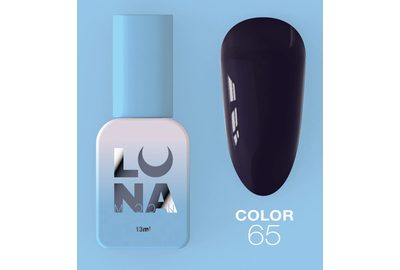 Гель-лак Luna Color №065 темный баклажан, 13 мл