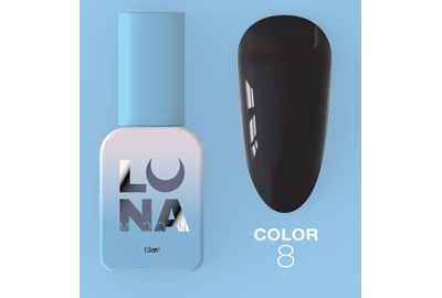 Гель-лак Luna Color №08 темный гранатовый, 8 мл