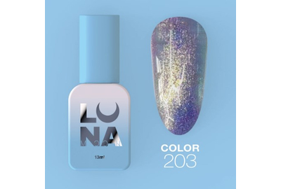Гель-лак Luna Color №203 желтый, 8 мл