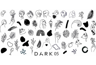 Пластина для стемпинга DARK 05