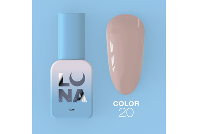 Гель-лак Luna Color №20 пудровый какао, 13 мл