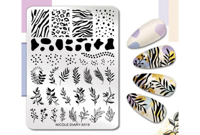 Пластина для стемпинга ND X019