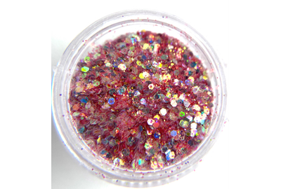 Декор для нігтів Брокат №26 кораловий з переливом