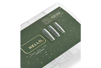 Гелевые типсы HEYLOVE Coffin Long балерина длинная, 500 шт