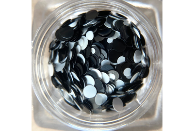 Микс конфетти черно-белый