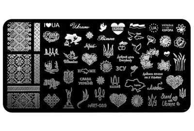 Пластина для стемпинга MART 039