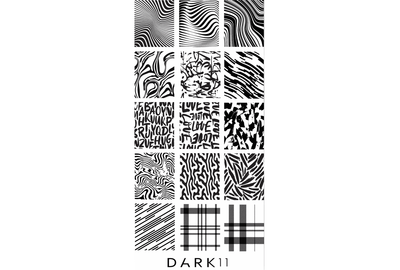 Пластина для стемпинга DARK 11