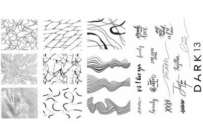 Пластина для стемпинга DARK 13