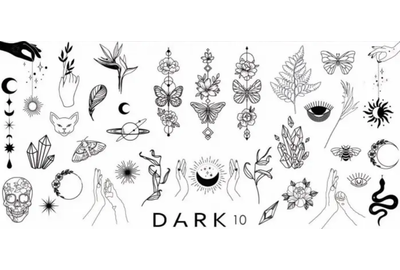 Пластина для стемпинга DARK 10