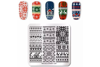 Пластина для стемпинга NICOLE DIARY-124