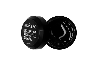 Гель-краска Komilfo №001 Black из ЛЖ, 5 мл