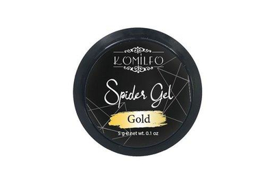 Гель-павутинка Komilfo Spider Gel Gold 5 г