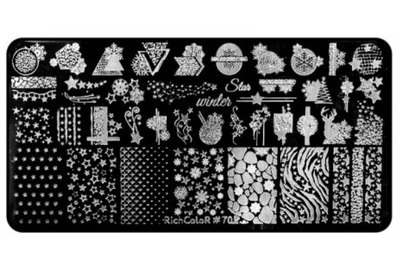 Пластина для стемпинга RichColor №070