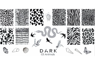 Пластина для стемпинга DARK ANIMALS 03