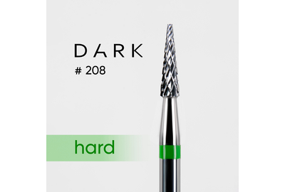 Carbide cutter cone truncated DARK No. 208 green