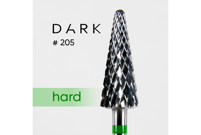 Carbide cone milling cutter DARK No. 205 green