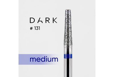 Насадка фреза алмазная DARK №131 конус усеченный синий 025