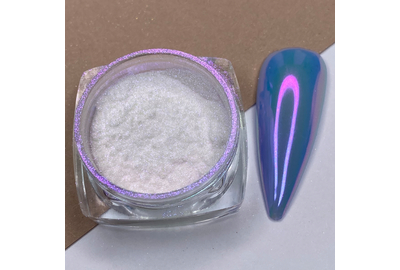 Втирка DARK №10 синий перелив, 0,5 г, Цвет: Синий