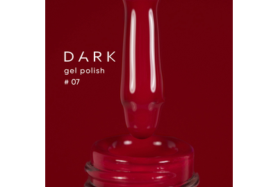 Гель-лак DARK №007, красный насыщенный, 10 мл, Цвет: Красный