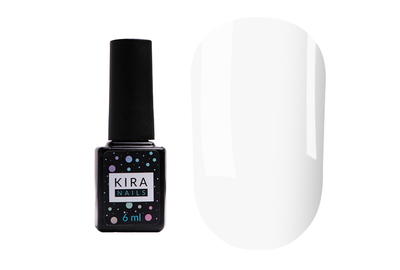 База камуфлирующая Kira Nails French Base Milk №001 молочная, 6 мл, Цвет: Молочный, Обьем: 6 мл
