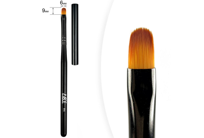 Brush for gel ART Gel Brush Oval #04, oval 9 mm