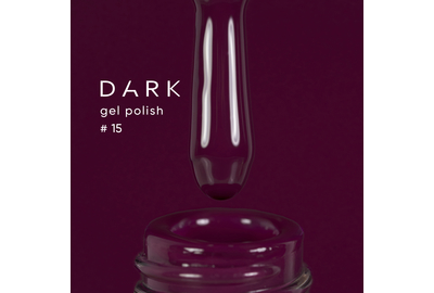 Гель-лак DARK №015, баклажан, 10 мл, Цвет: Фиолетовый