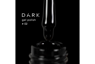 Гель-лак DARK №002, черный, 10 мл, Цвет: Черный