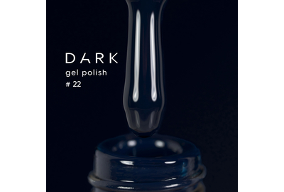 Гель-лак DARK №022, темний синій, 10 мл, Колір: Синій