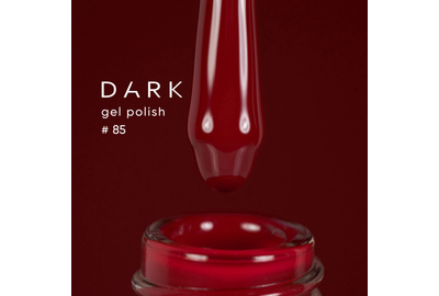 Гель-лак DARK №085, насичений червоний, 10 мл, Колір: Червоний